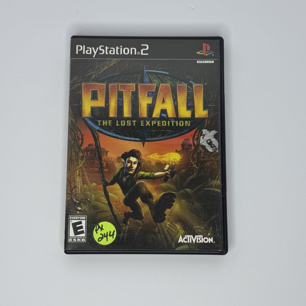 Pitfall: The Lost Expedition (Sony PlayStation 2, 2004) PS2 CIB Tested Working